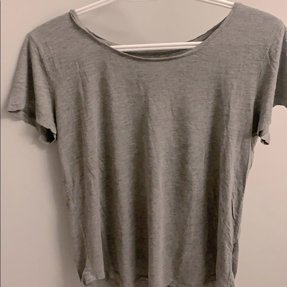 One light grey t-shirt